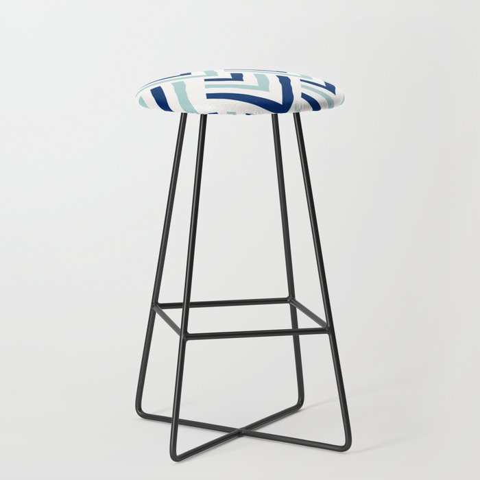 Barbados blue Bar Stool by Hampton Style Society6