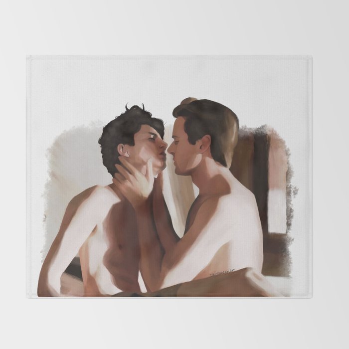 Elio And Oliver Call Me By Your Name Throw Blanket By Carolam