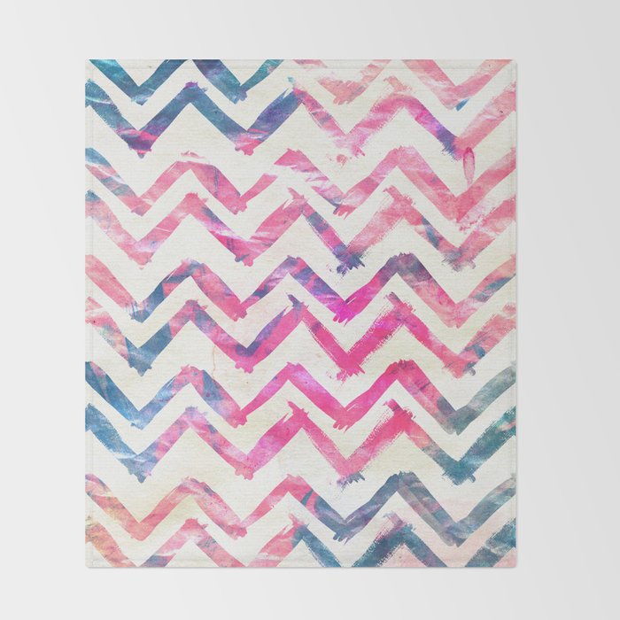 Abstract Pink Blue Chevron Pattern Art Watercolor Throw Blanket By Beauteous Pink Chevron Throw Blanket Abstract Pink Blue Chevron Pattern Art Watercolor Throw Blanket By Beauteous Pink Chevron Throw Blanket