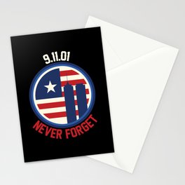 Patriot Day Never Forget 911 Anniversary Stationery Card
