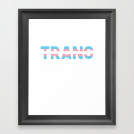 Protect Transgender Kids Framed Art Print