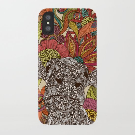 Arabella and the flowers iPhone Case