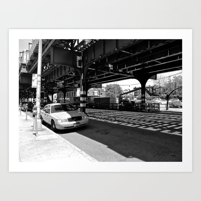'Tracks' Queens, New York Art Print