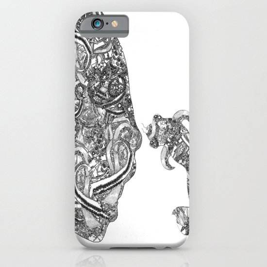 Homme Poisson B&W iPhone & iPod Case