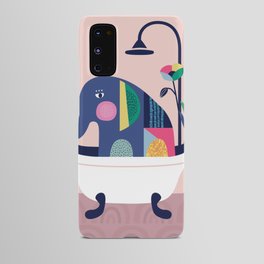 Elephant in the bathtub Android Case