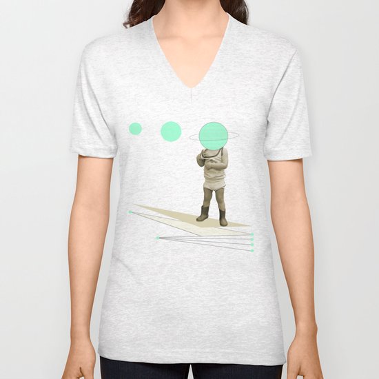 he believes he can fly Unisex V-Neck