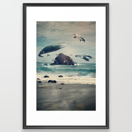 Flying Fish Framed Art Print