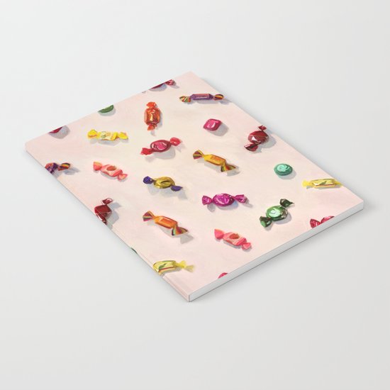 Sweet Candy Painted Pattern Notebook