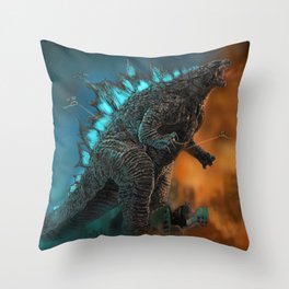 Godzilla Throw Pillow