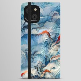 Cloud And Feather Art Collection iPhone Wallet Case