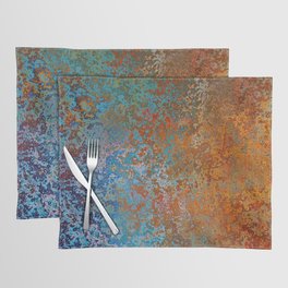 Vintage Rust, Copper and Blue Placemat