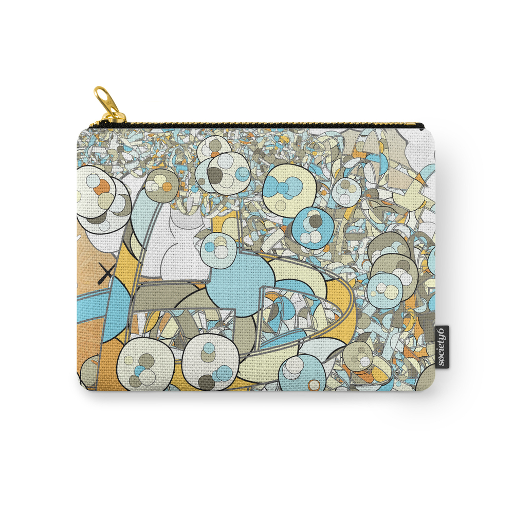 Nested Composition 3 Carry-All Pouch by dg8tal