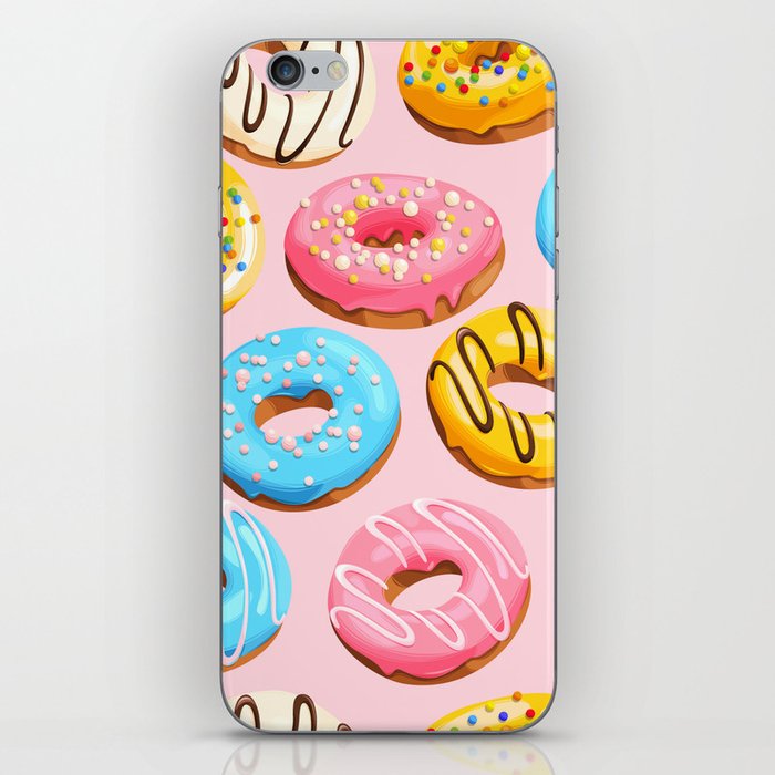 Doughnut Pink Modern Decor iPhone Skin