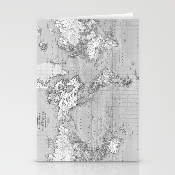 Atlas of the World Stationery Cards