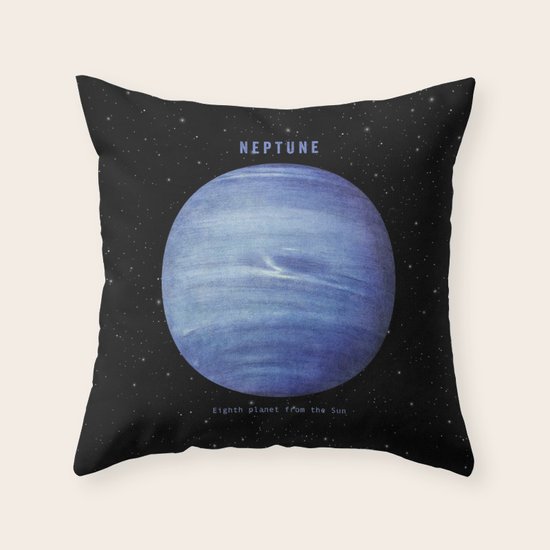 Neptune Throw Pillow