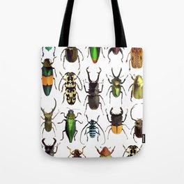 Beetles Collage Tote Bag