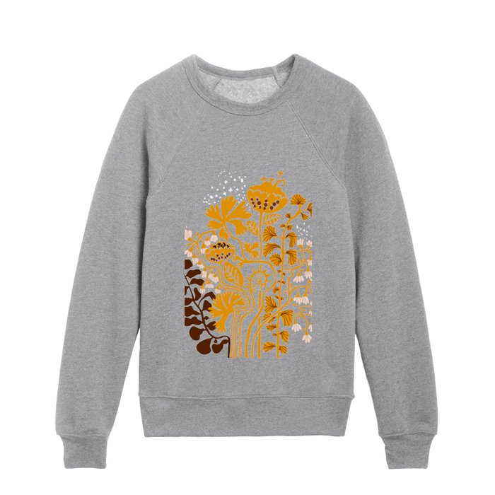 Stockholm garden autumn night Kids Crewneck