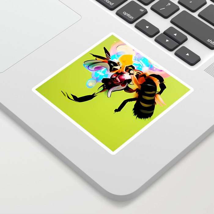 Abstract AI generative ART - Pollinate 10 Sticker