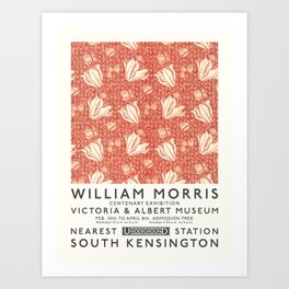 William Morris Art Exhibition Art Print