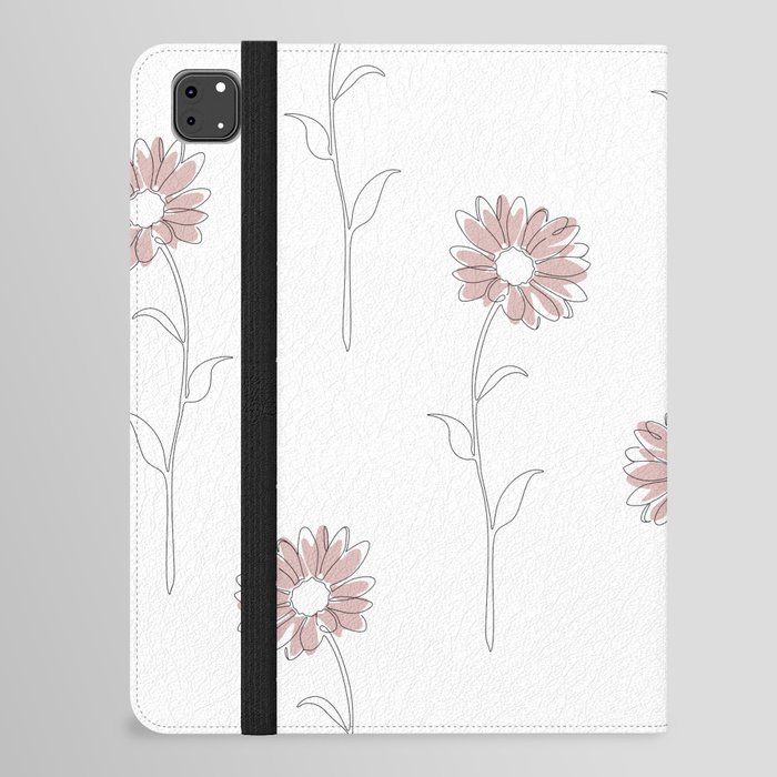 Blush Daisy iPad Folio Case