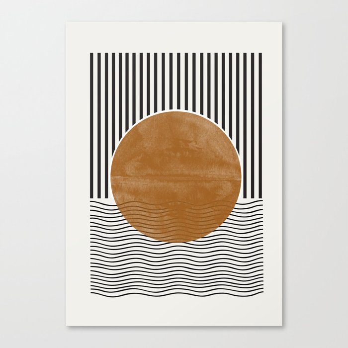 Abstract Modern Canvas Print by The Miuus Studio | Society6