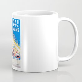 1959 24 Hours of Le Mans Race Poster Coffee Mug