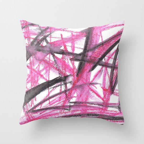 Scribble Throw Pillow