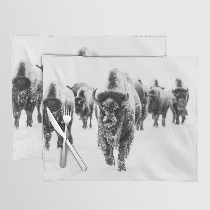 Winter Buffalo x Yellowstone Decor Placemat