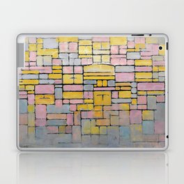 Piet Mondrian (Dutch,1872-1944) - Tableau No. 2 Composition No. V  (Ocher, Blue, Gray & Pink) - Date: 1914 - Style: De Stijl (Neoplasticism), Cubism - Genre: Abstract - Medium: Oil on canvas - Digitally Enhanced Version (2000 dpi) - Laptop Skin