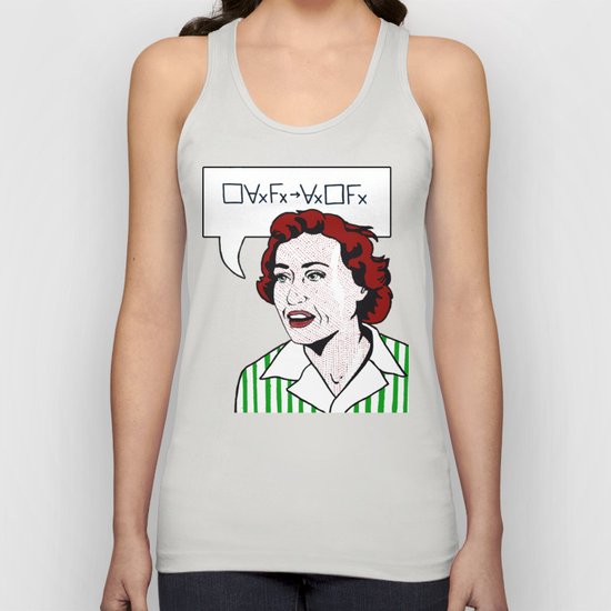 (Converse) Ruth Barcan Marcus Unisex Tank Top