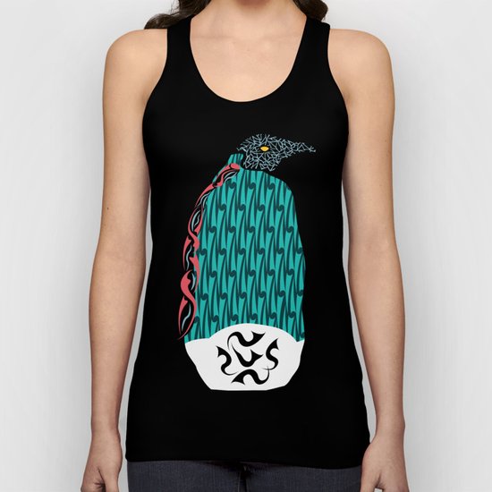 Abstract Penguin Unisex Tank Top