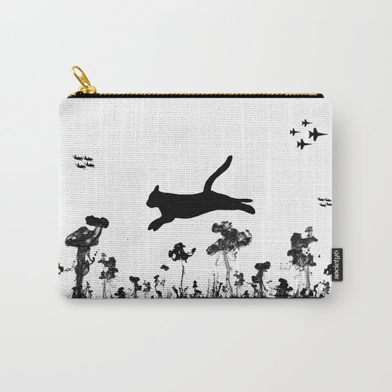 The Cat and Ink drop bombs Carry-All Pouch