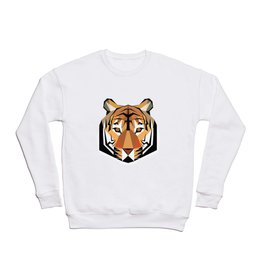 Tiger Geometric  Crewneck Sweatshirt