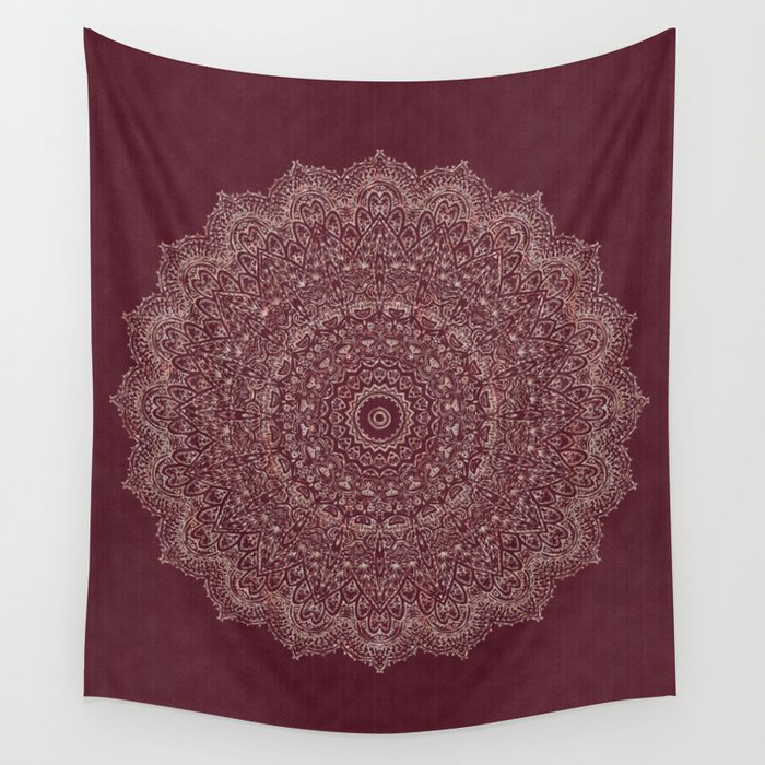 Maroon tapestry hot sale