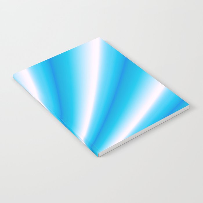 pale blue and white  Notebook
