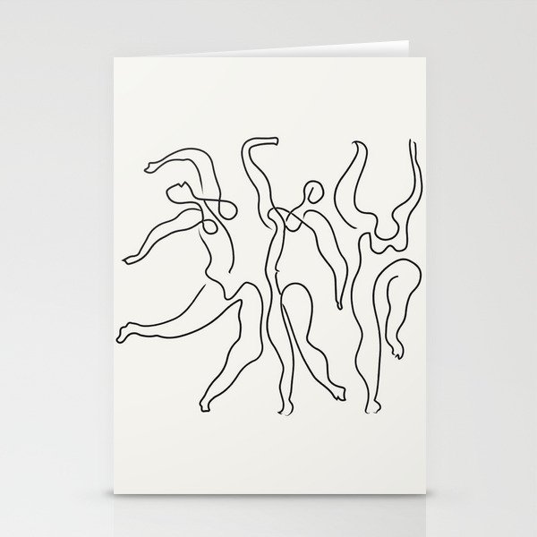 Three Dancers by Pablo Picasso Stationery Cards