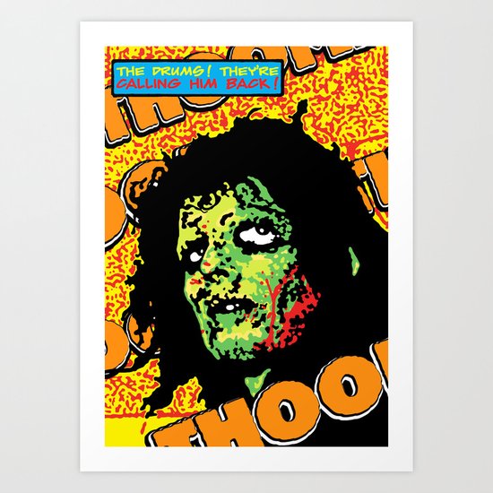 Voodoo Drums Art Print