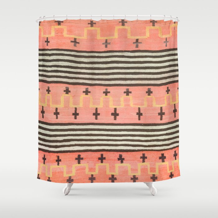 Vintage Southwest Blanket Print Shower Curtain