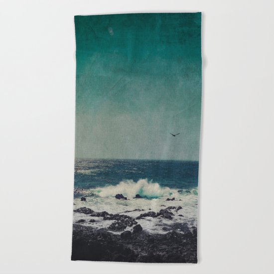 emerAld oceAn Beach Towel