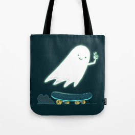 Skater Ghost Tote Bag