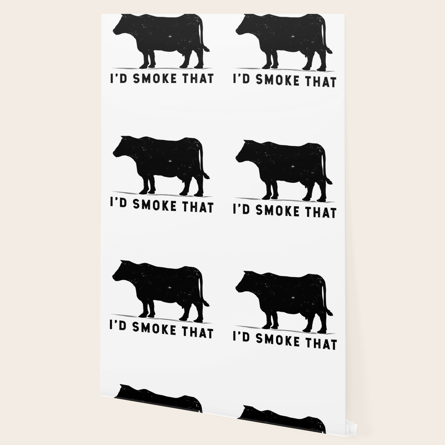 I D Smoke That Big Cow Bbq Smoking Grilling Wallpaper By