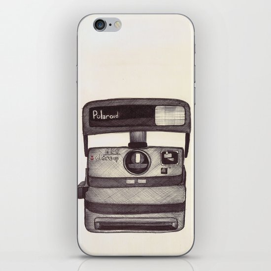 Ballpoint Palaroid Camera iPhone Skin