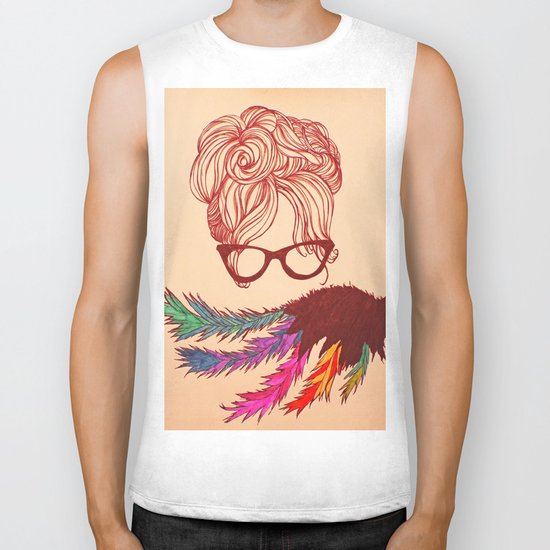 Ms. Glasses Biker Tank