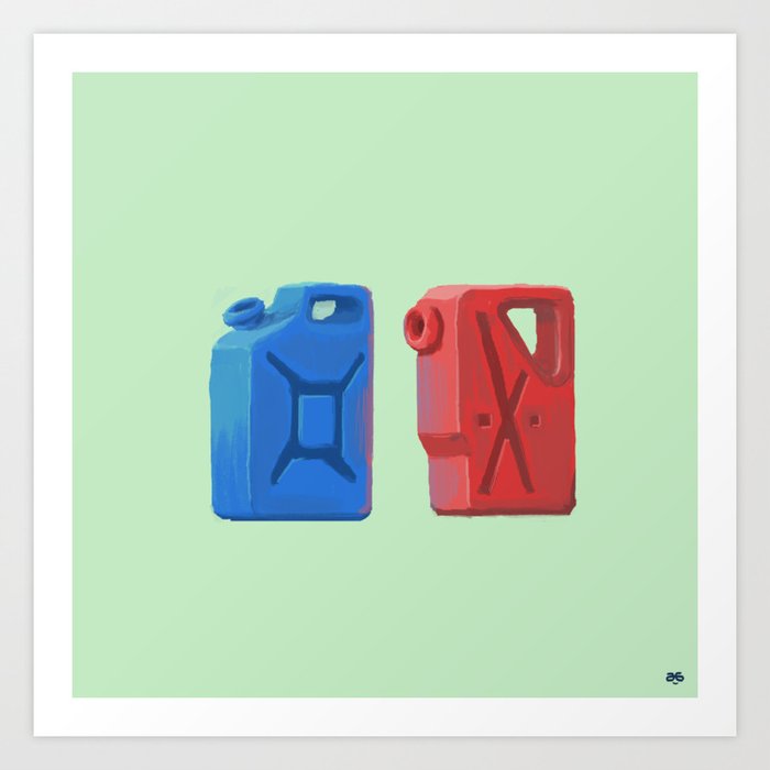 Jerry Cans Art Print
