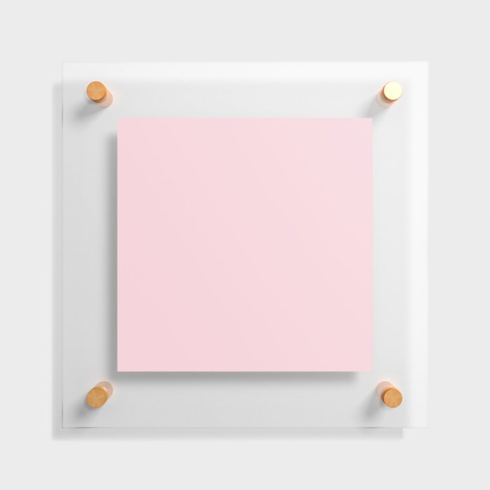 Pale Pink Floating Acrylic Print