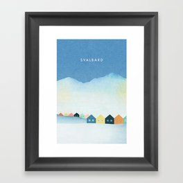 Svalbard, Norway Framed Art Print
