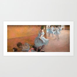 Edgar Degas - Dancers Climbing a Staircase Art Print