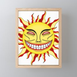 Sun is shining Framed Mini Art Print