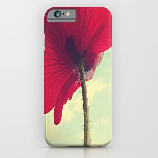 Red Poppy, Blue Sky iPhone & iPod Case