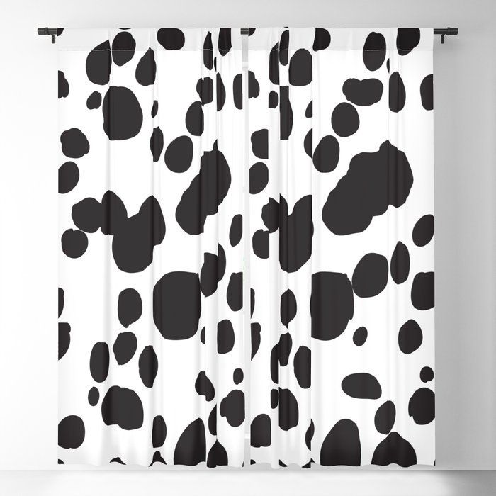 Dalmatian Spotty Pattern, Animal print Blackout Curtain